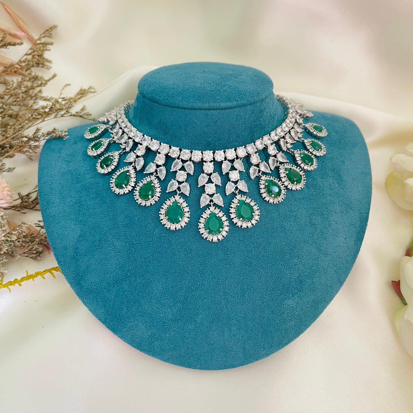Madison - Necklace Set Green