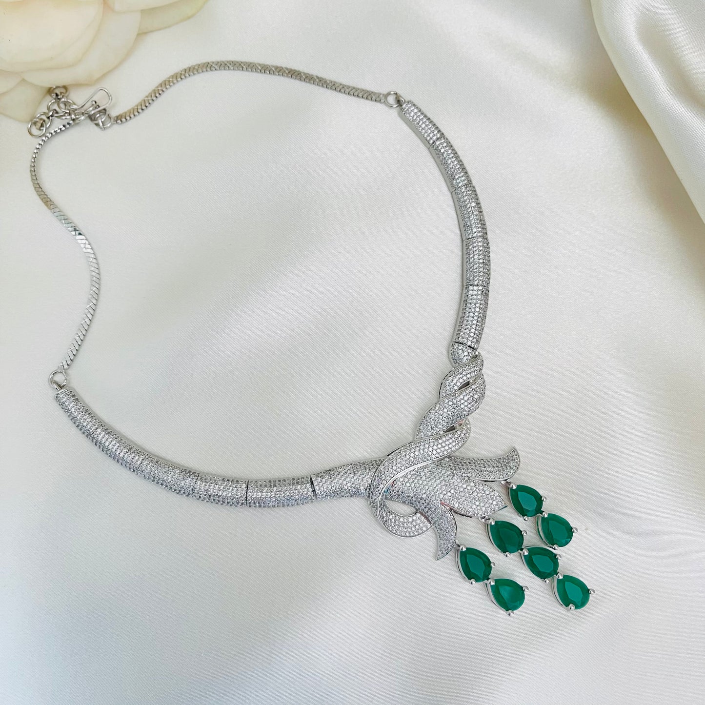 Mani - Necklace Set Green
