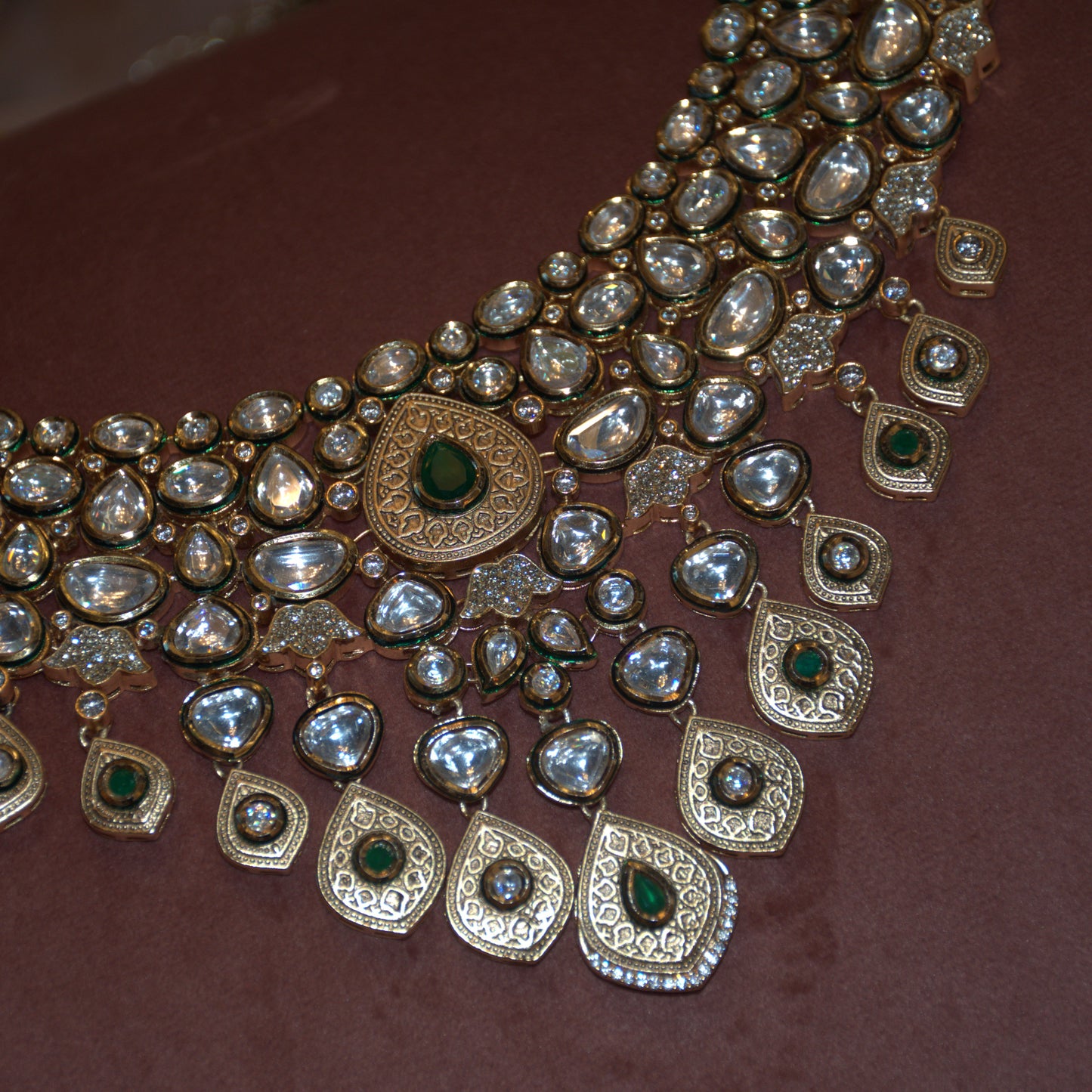 Sanvi - Necklace Set Green