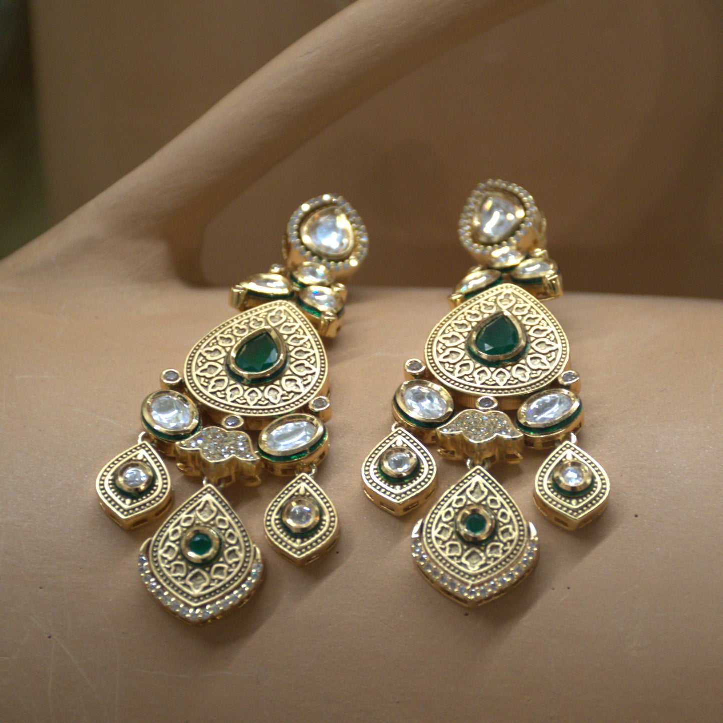 Sanvi - Necklace Set Green