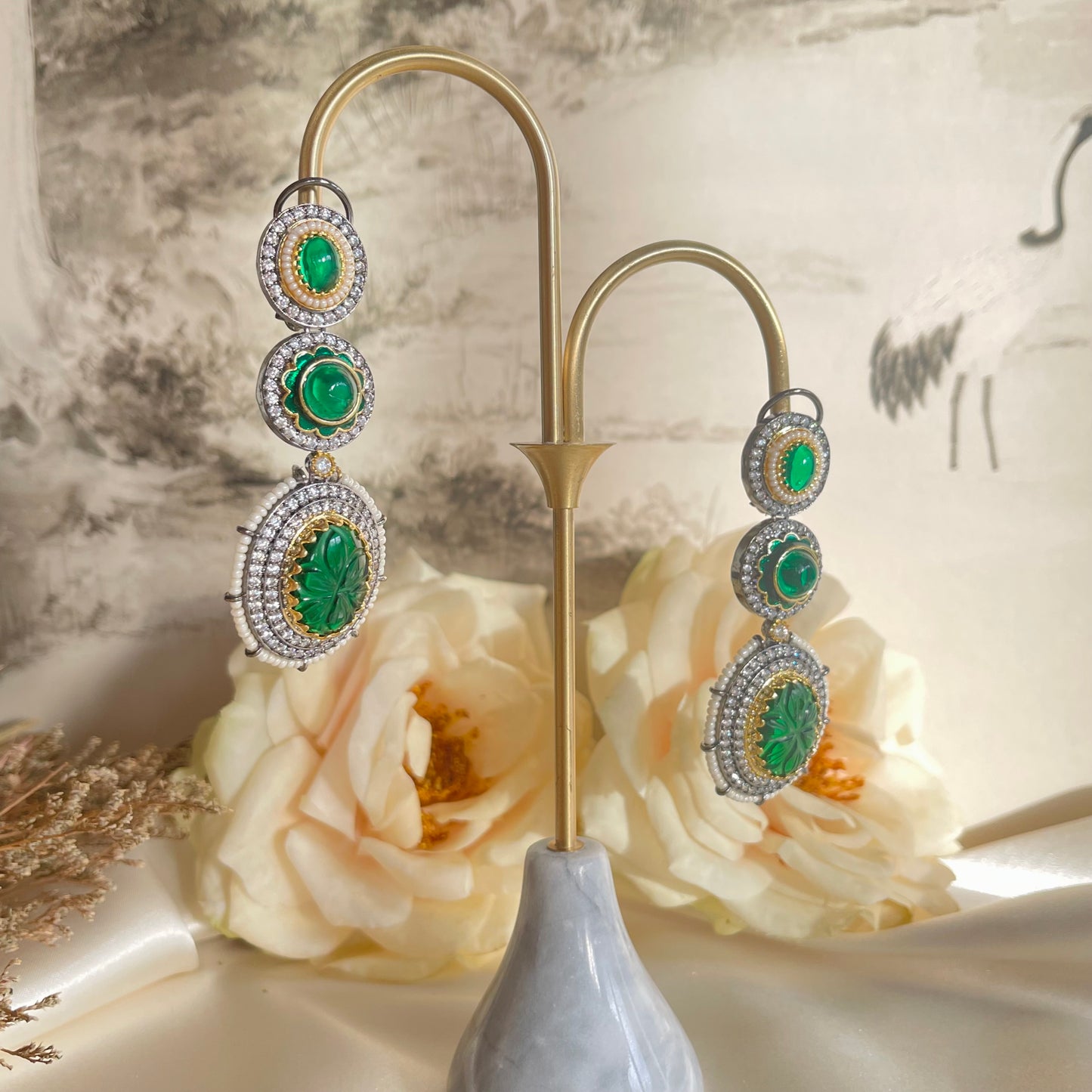 Rupii - Necklace Set Green