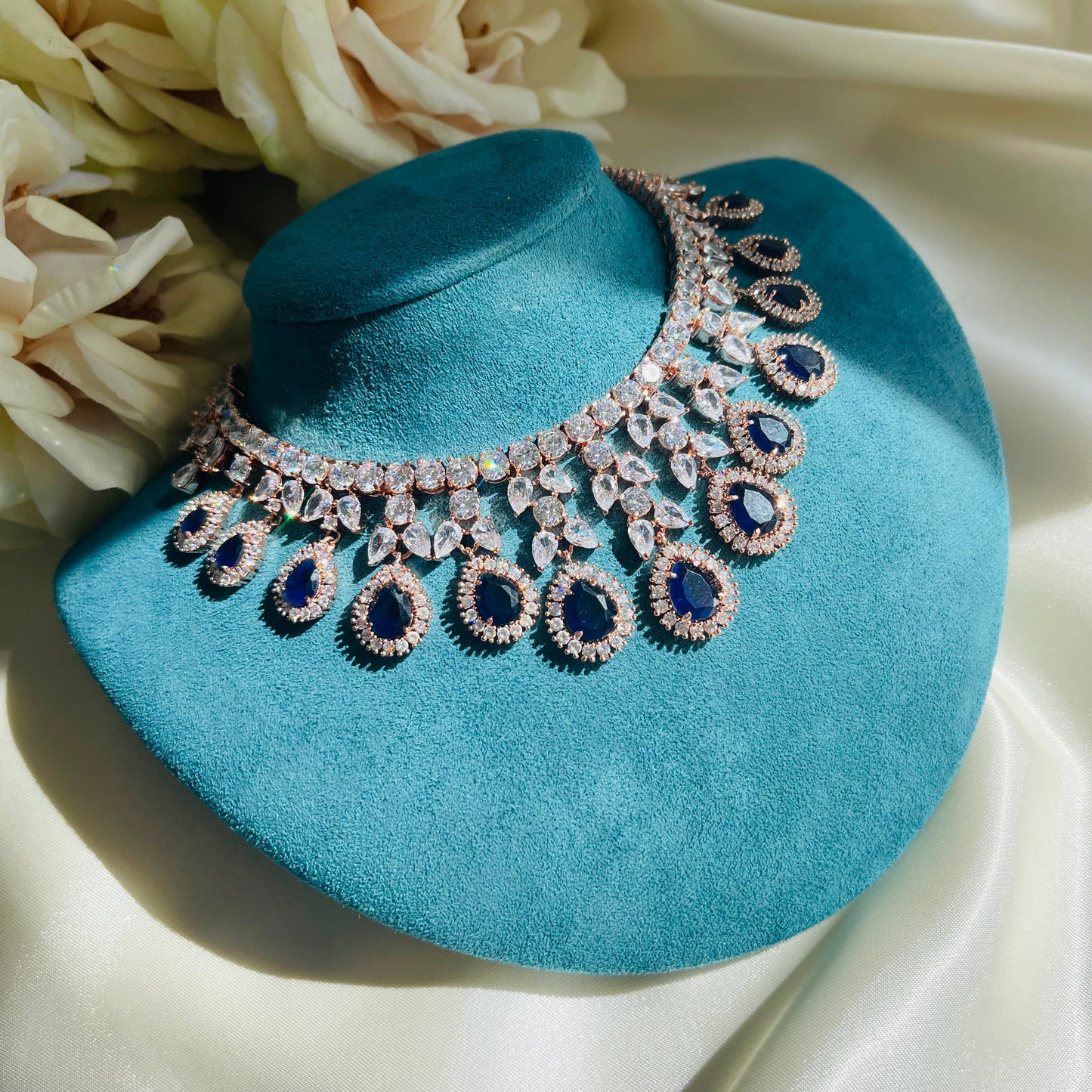 Madison - Necklace Set Blue