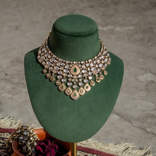 Sanvi - Necklace Set Green