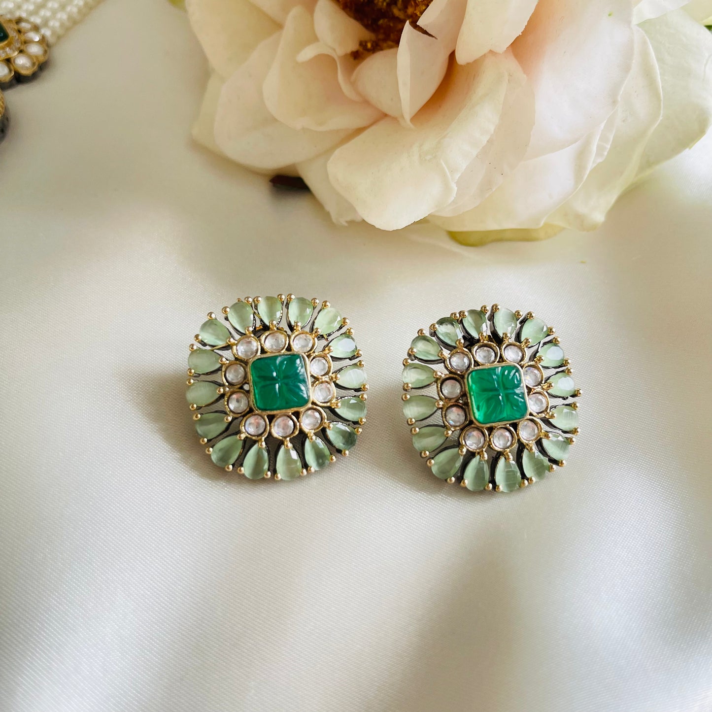 Amy - Choker Set Green