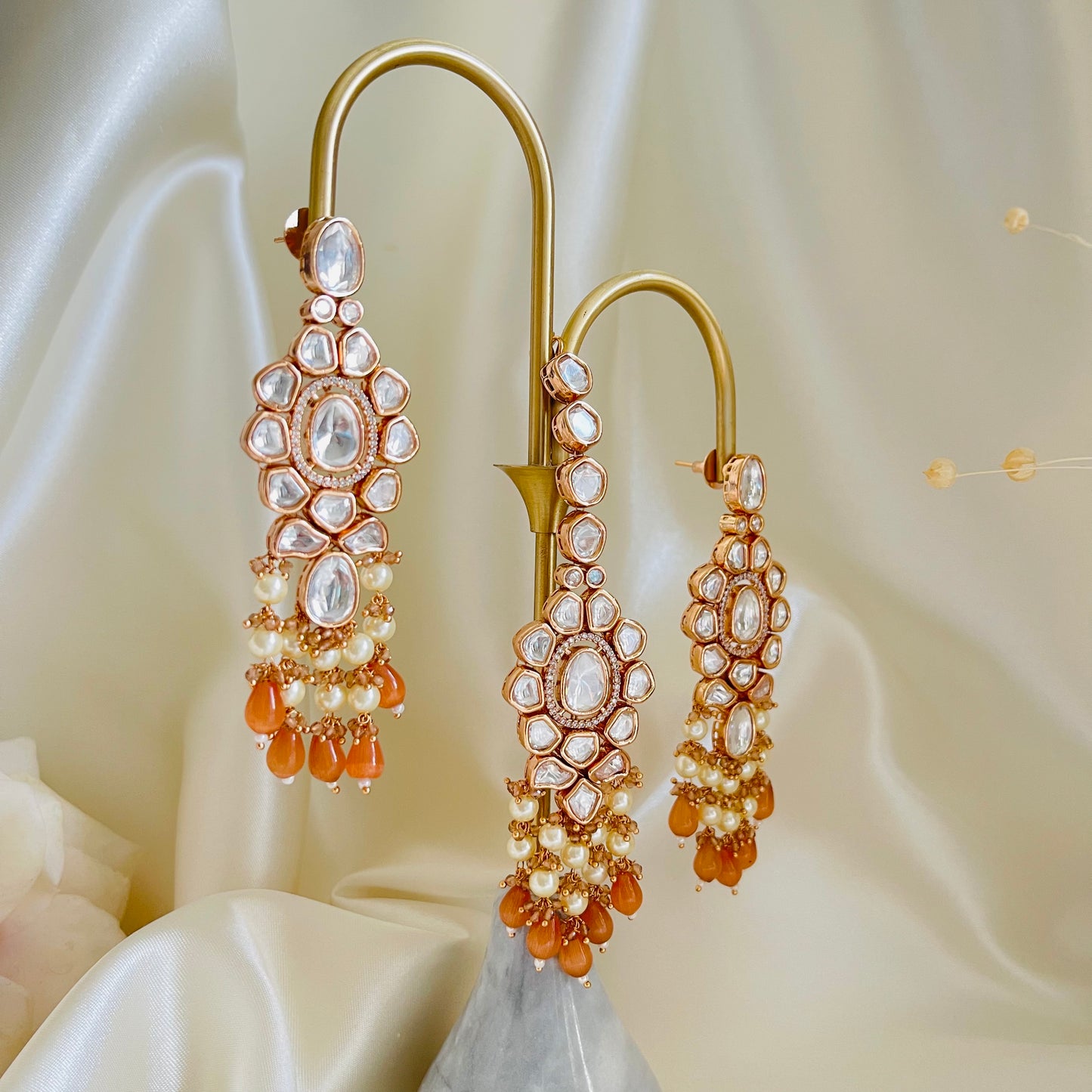 Shagun - Necklace Set Rust Peach