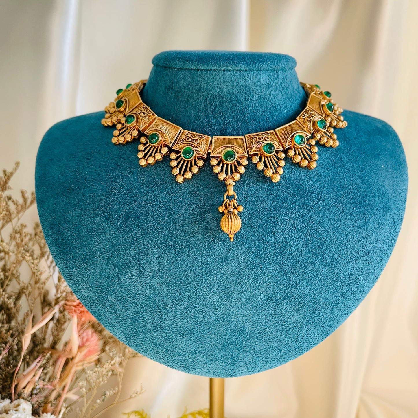 Devi - Necklace Set Green