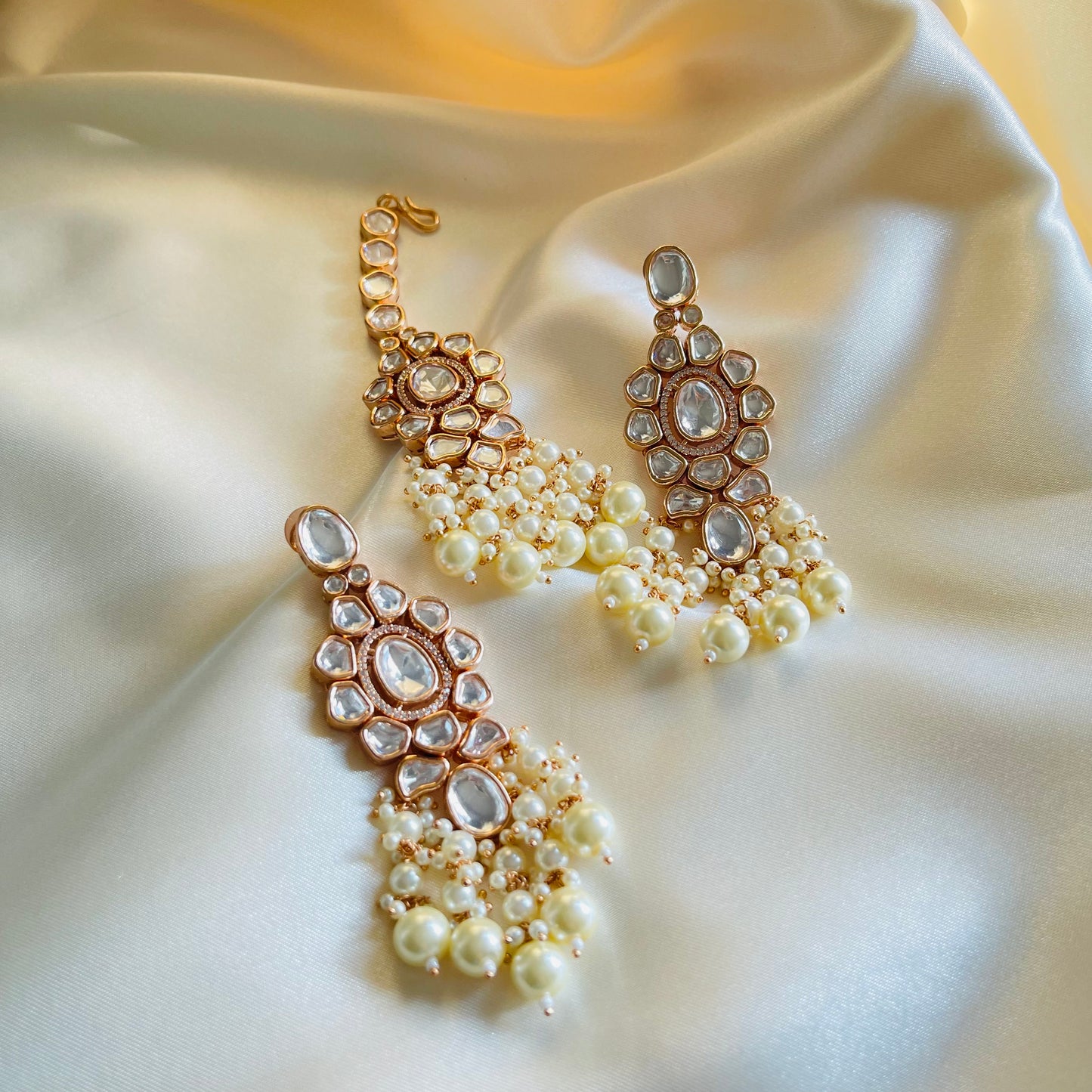 Shagun - Necklace Set White