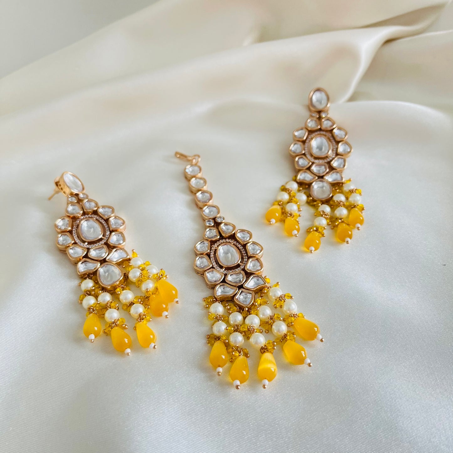 Shagun - Necklace Set Yellow