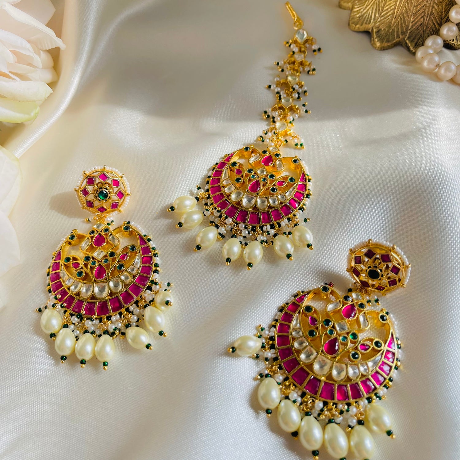 Neetu - Earrings x Tikka Set