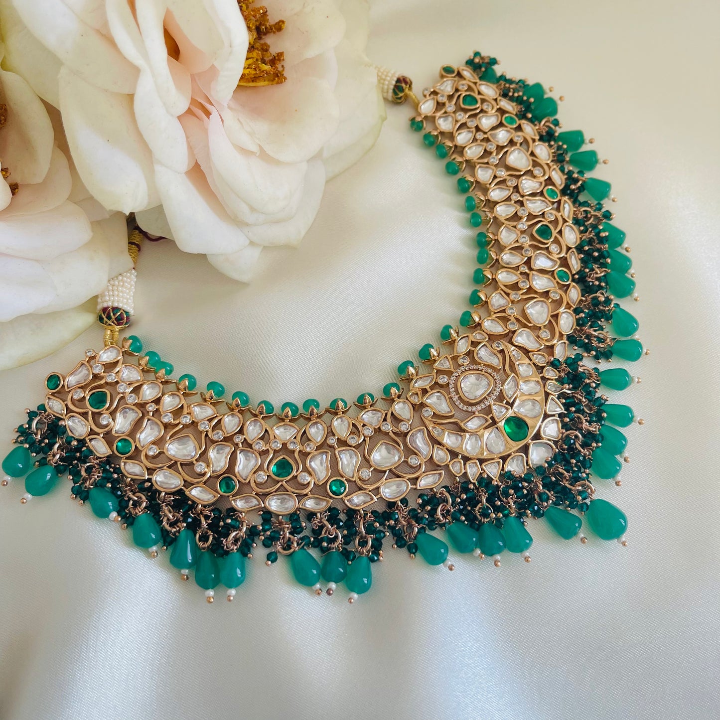 Prerna - Necklace Set Green