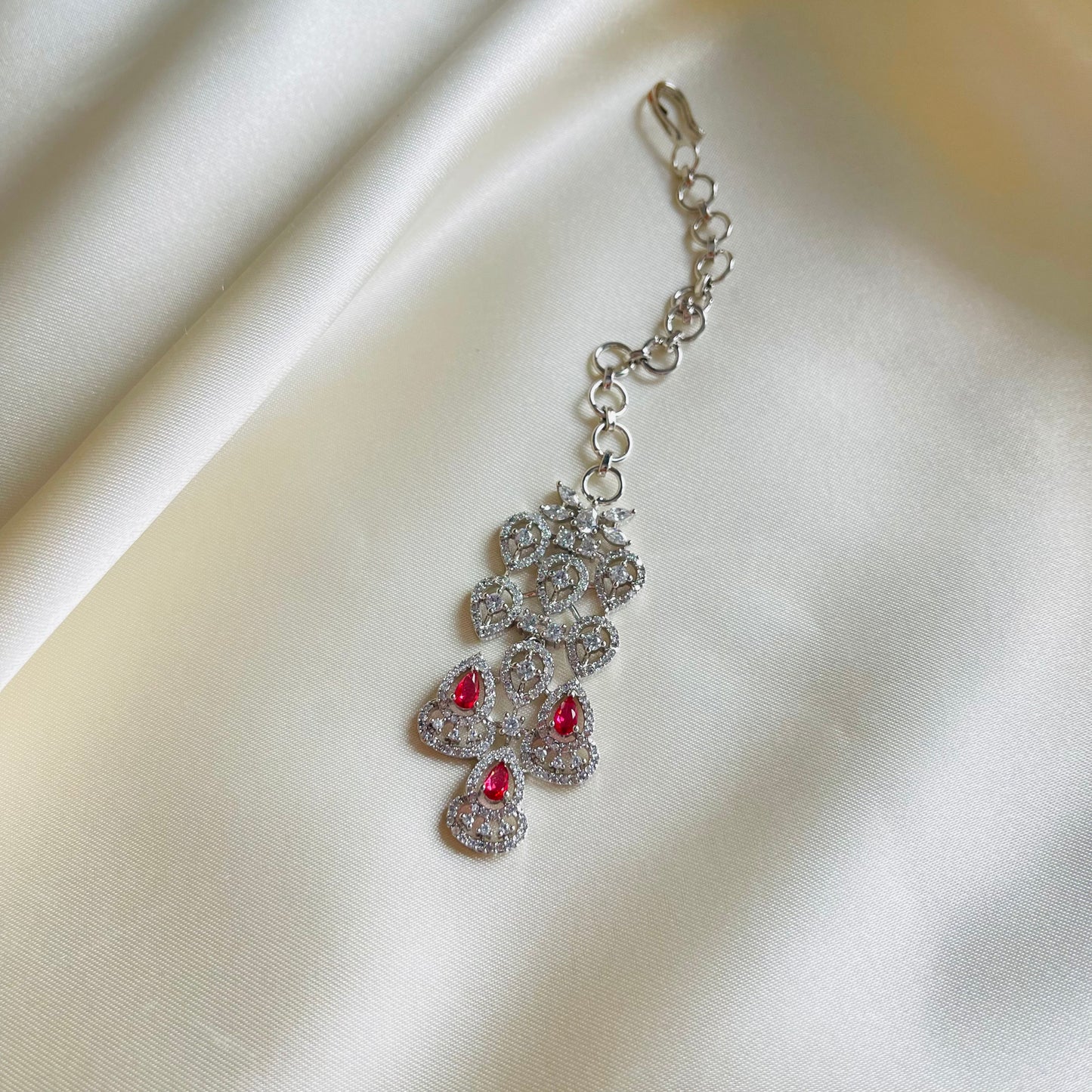 Alicia - Necklace Set Red