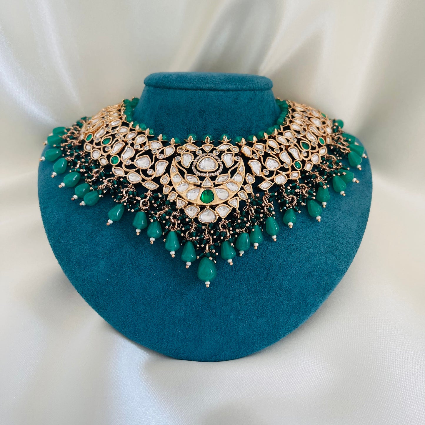Prerna - Necklace Set Green