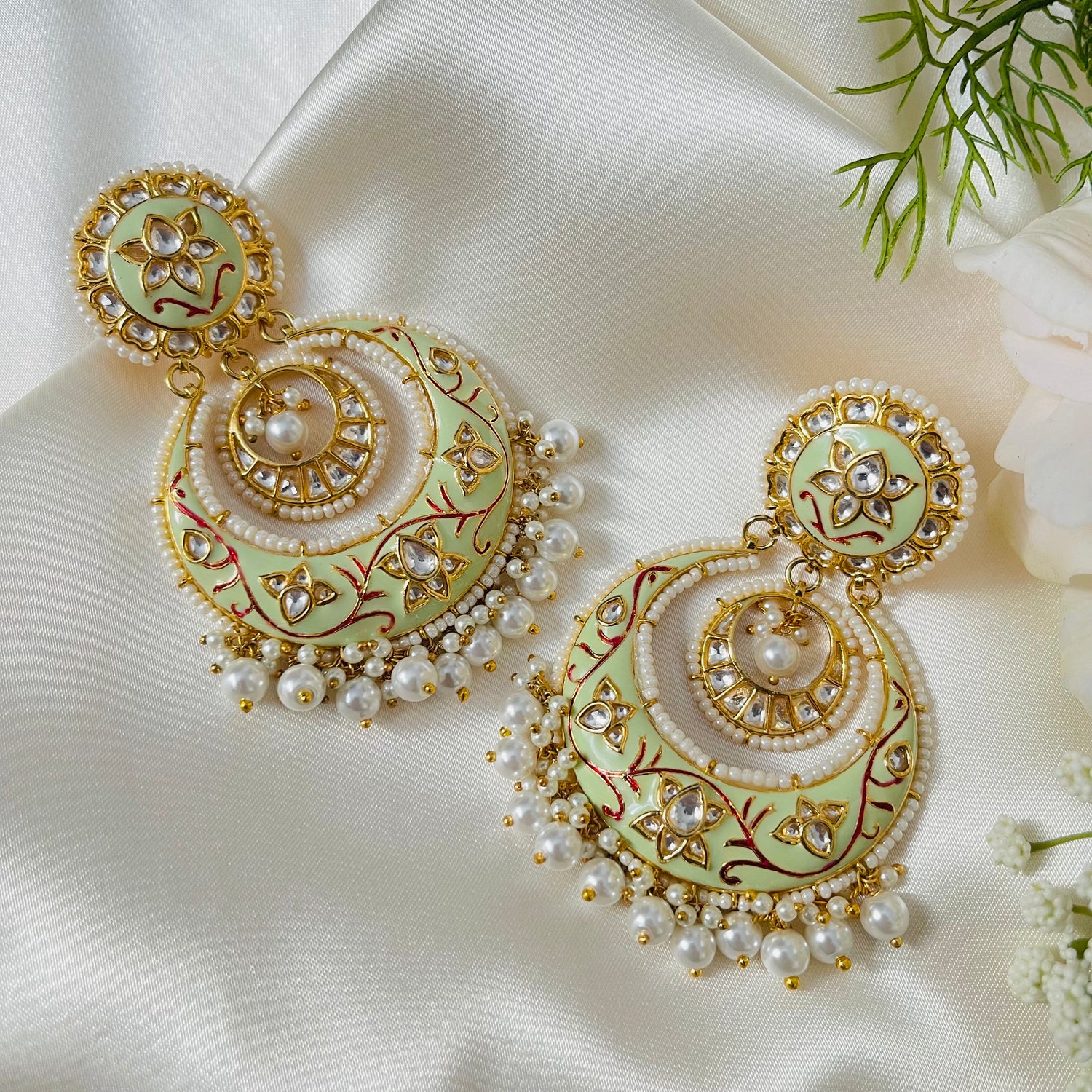 Meena - Chandbali Earrings