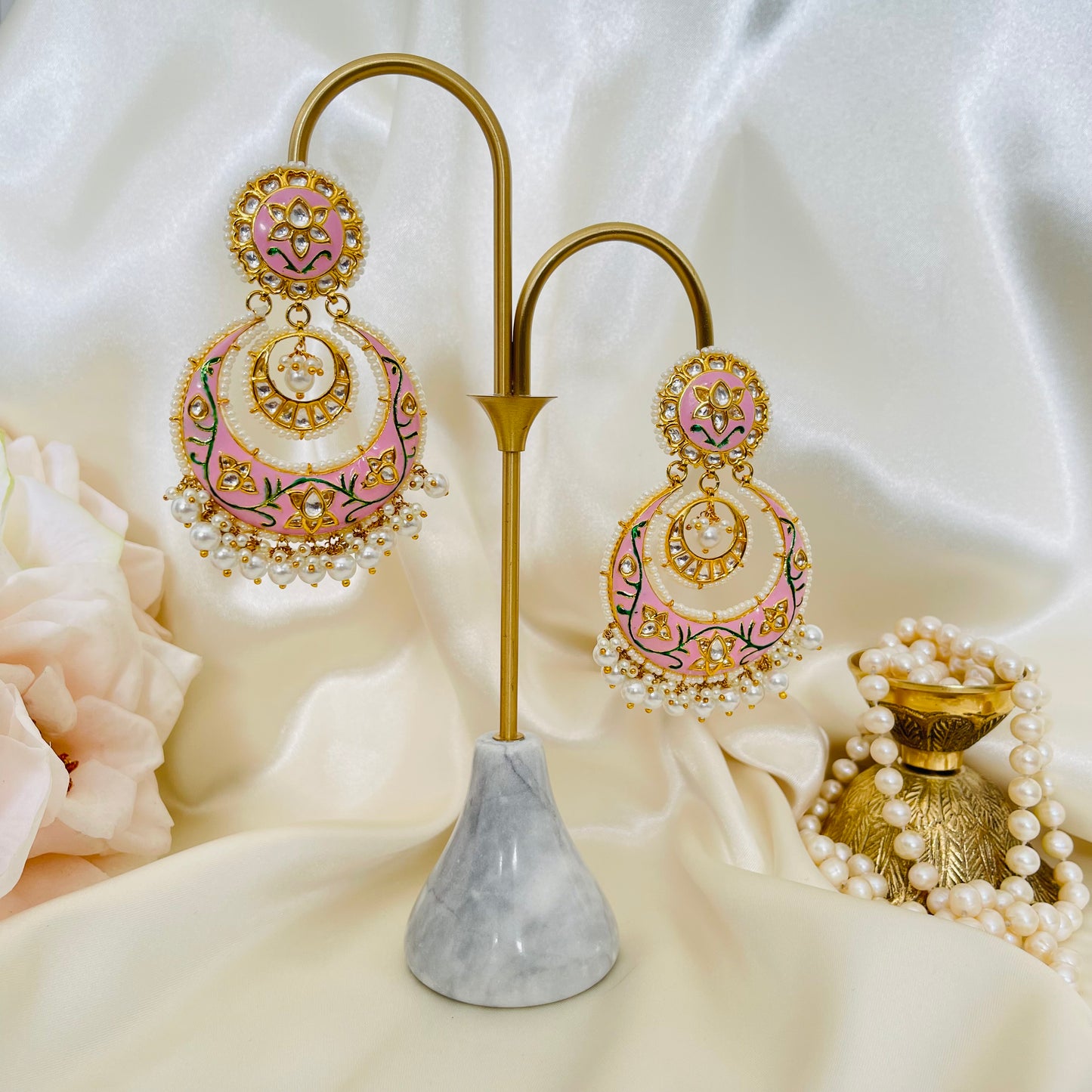 Meena - Chandbali Earrings