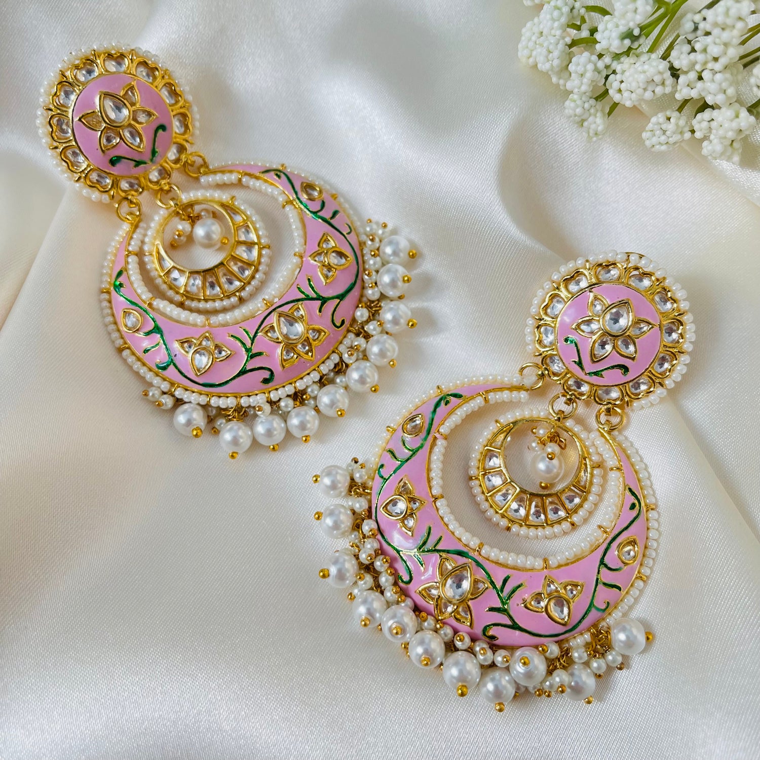 Meena - Chandbali Earrings