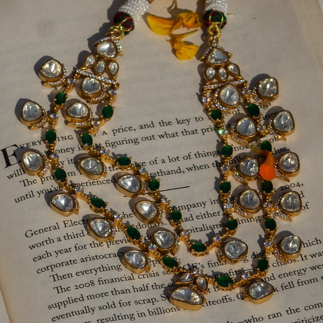 Abril - Necklace Set Green