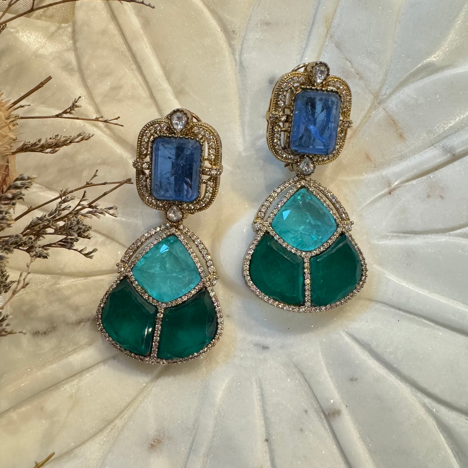 Anaya - Earrings Blue