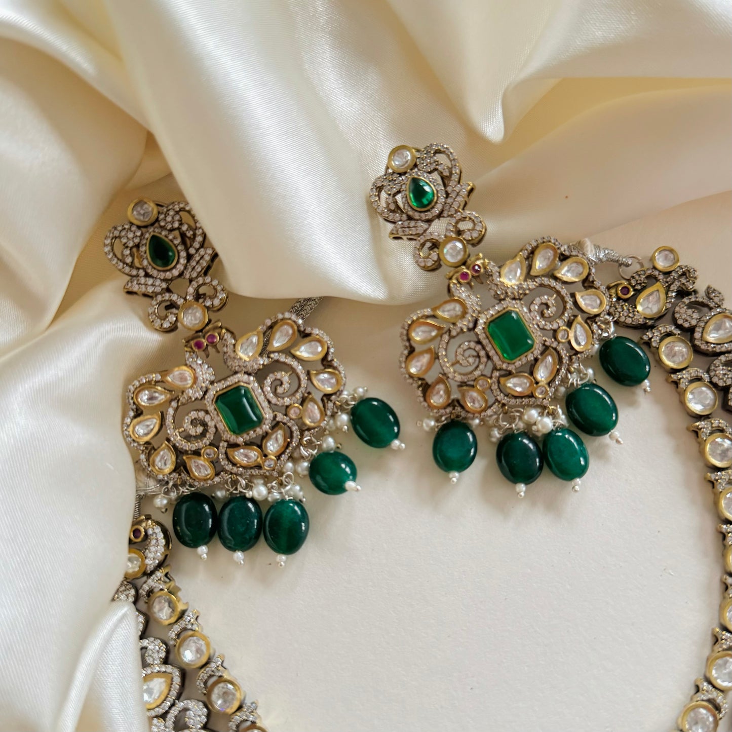 Hina - Necklace Set Green