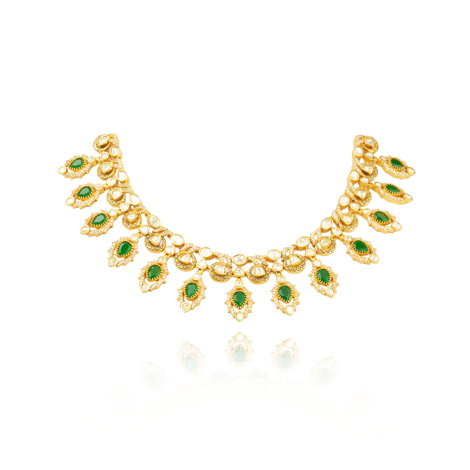 Kajol - Necklace Set Green