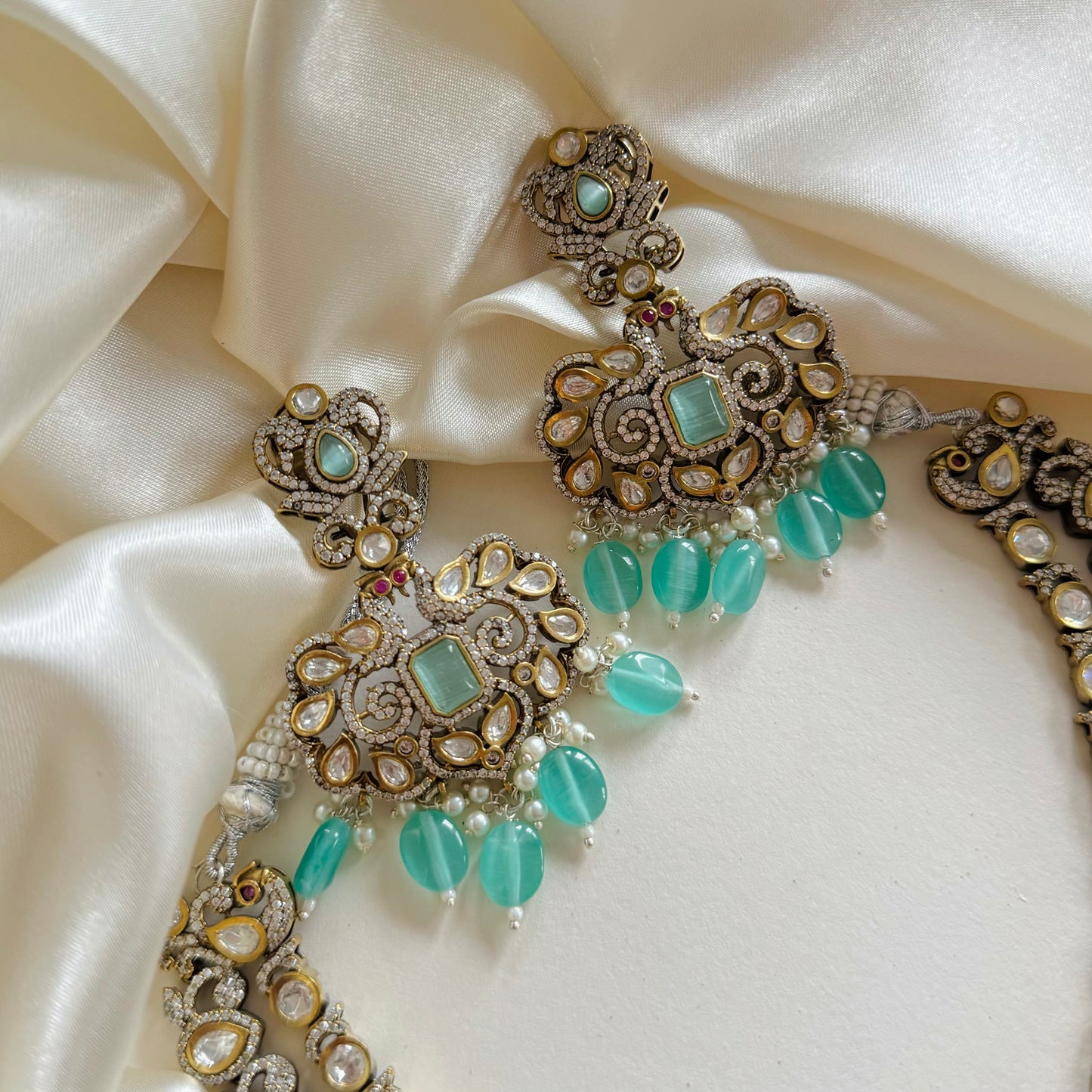 Hina - Necklace Set Mint Green