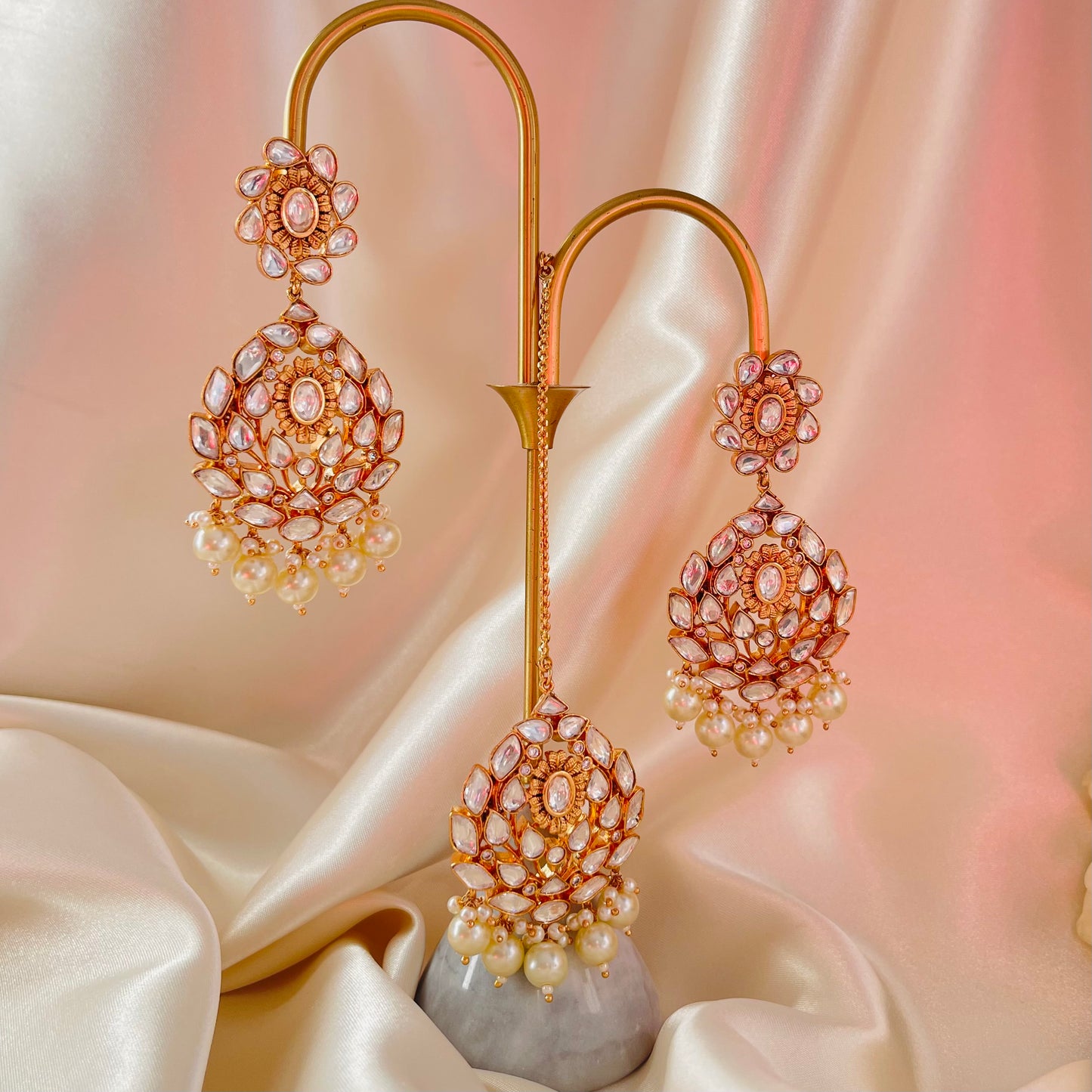 Suvina - Earrings x Tikka Set