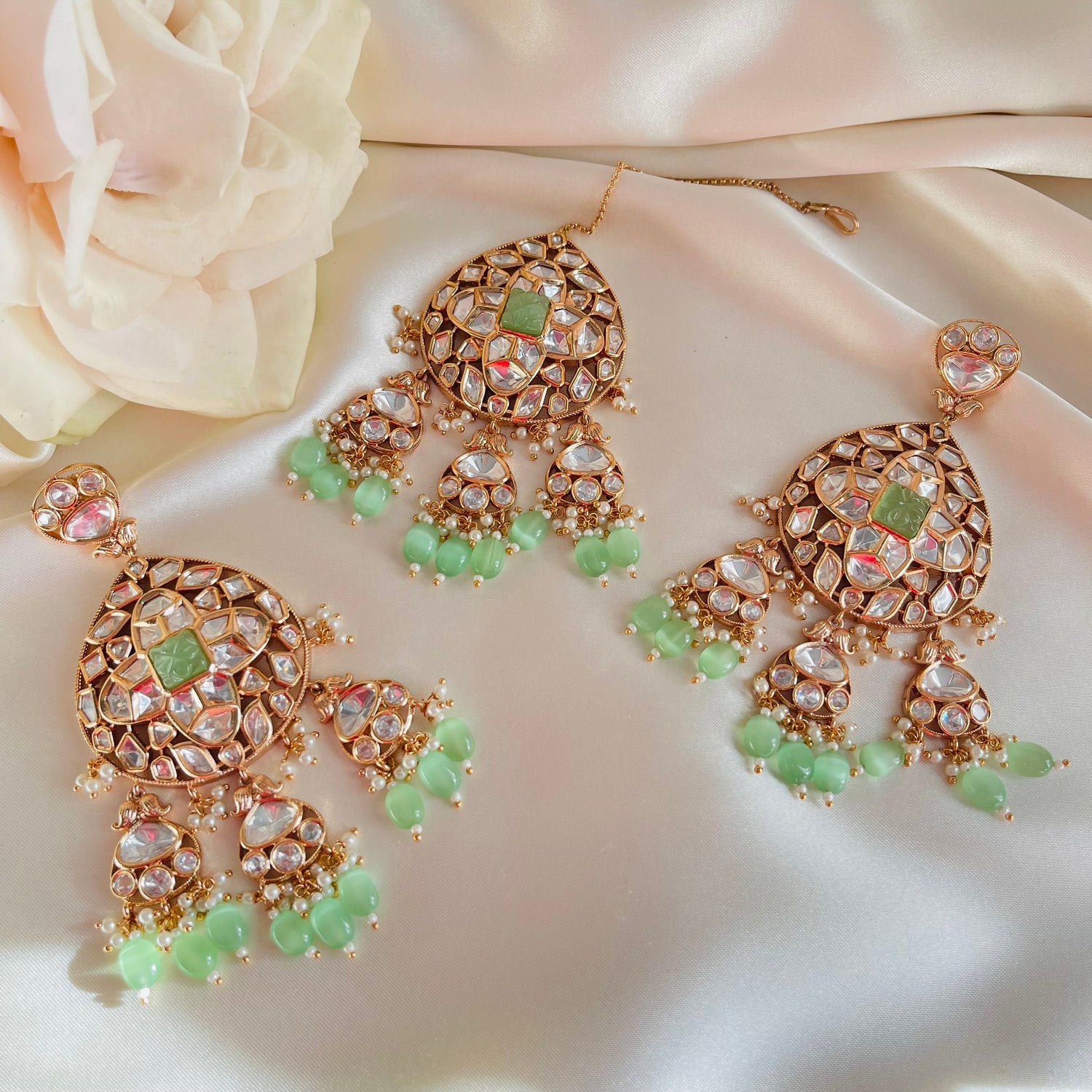 Pihu - Earrings x Tikka Set