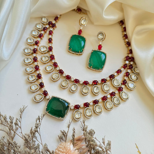 Ruby - Necklace Set Green