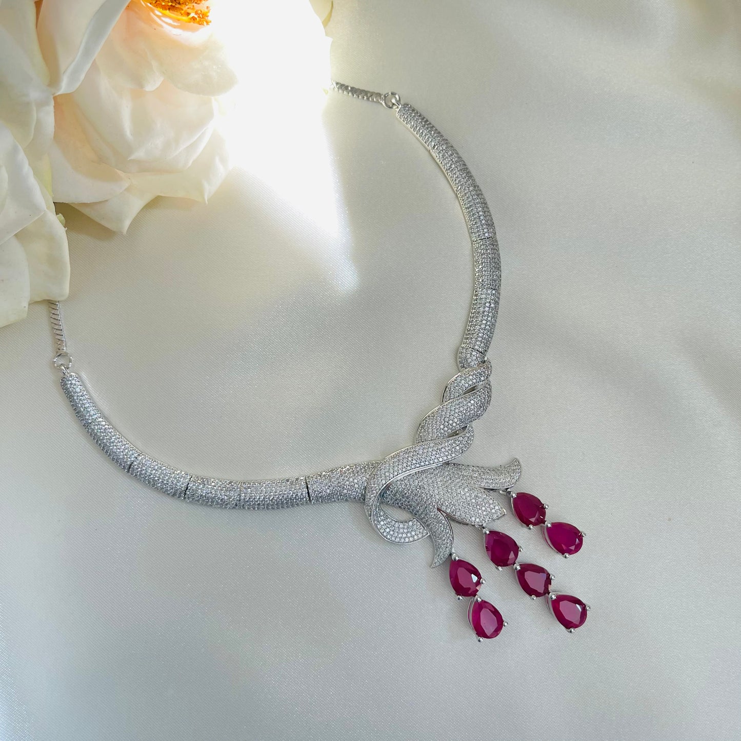 Mani - Necklace Set Pink