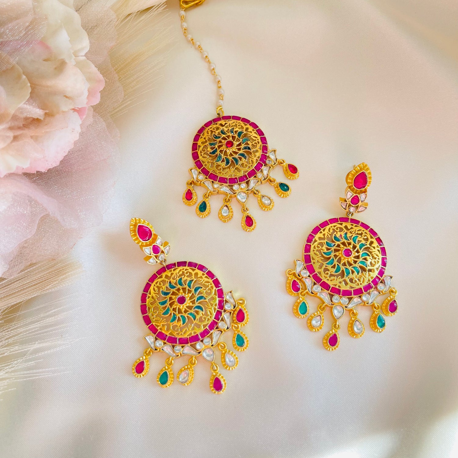 Bahar - Earrings x Tikka Set