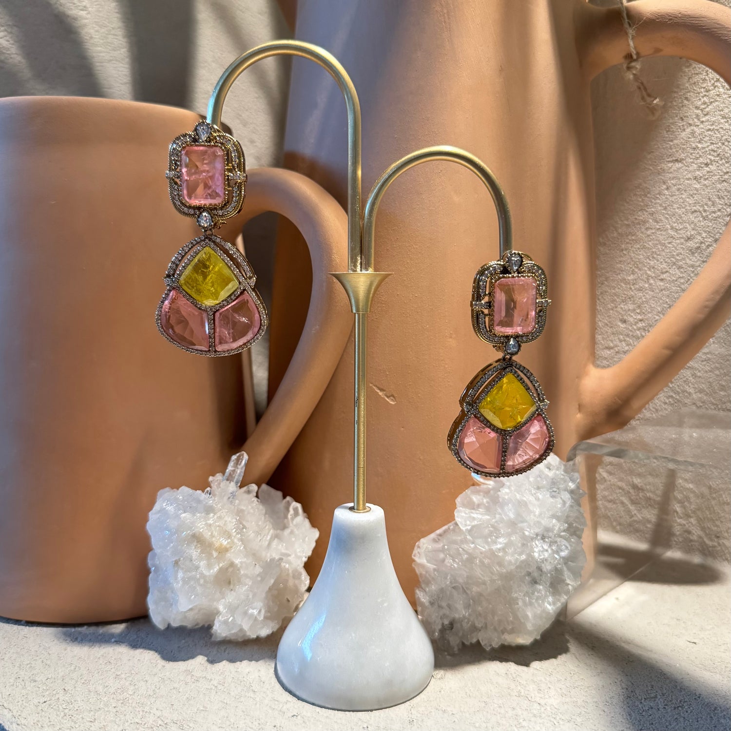 Anaya - Earrings Peach