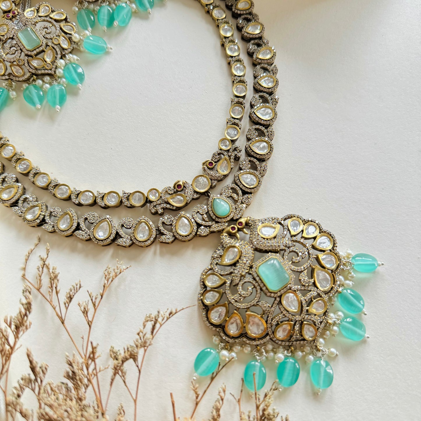 Hina - Necklace Set Mint Green