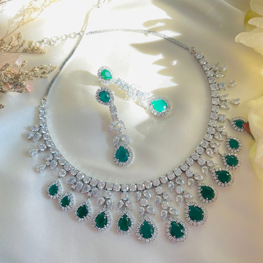 Madison - Necklace Set Green