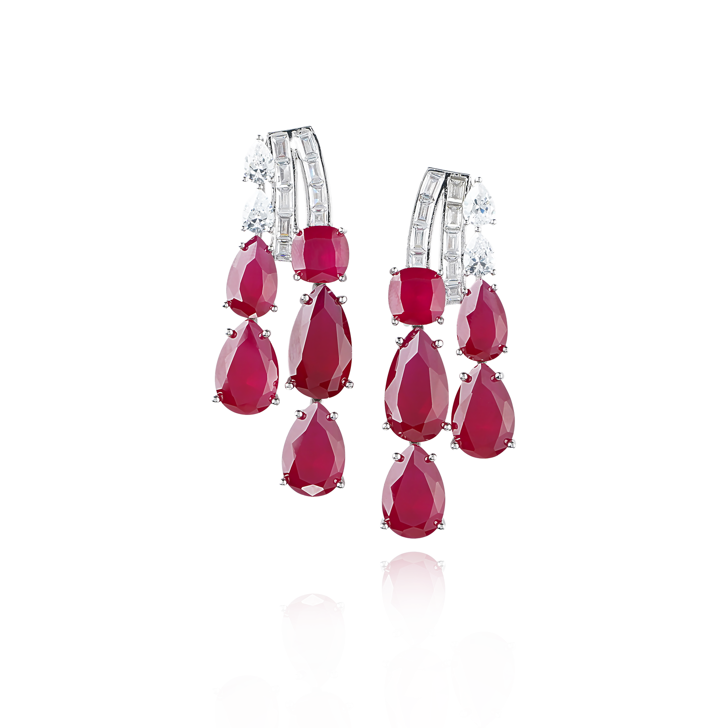 Emilie - Necklace Set Ruby