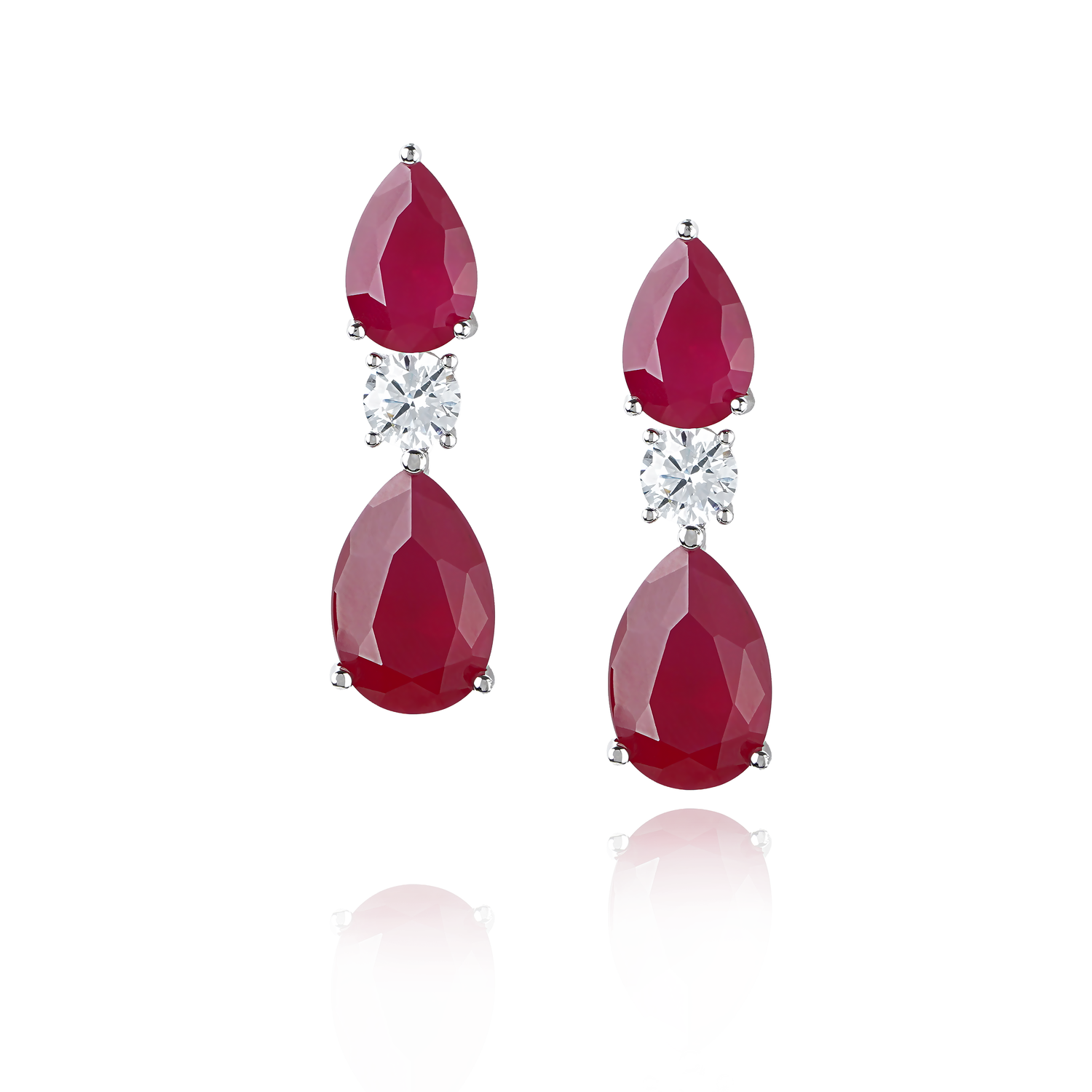 Tina - Necklace Set Ruby