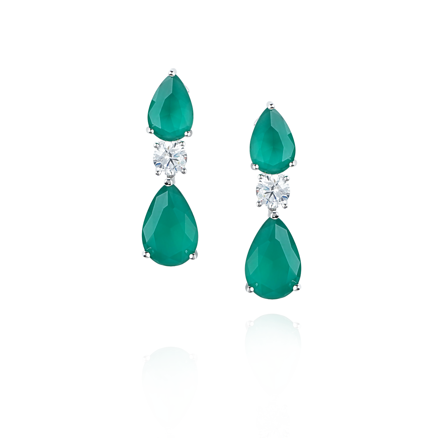 Tina - Necklace Set Emerald