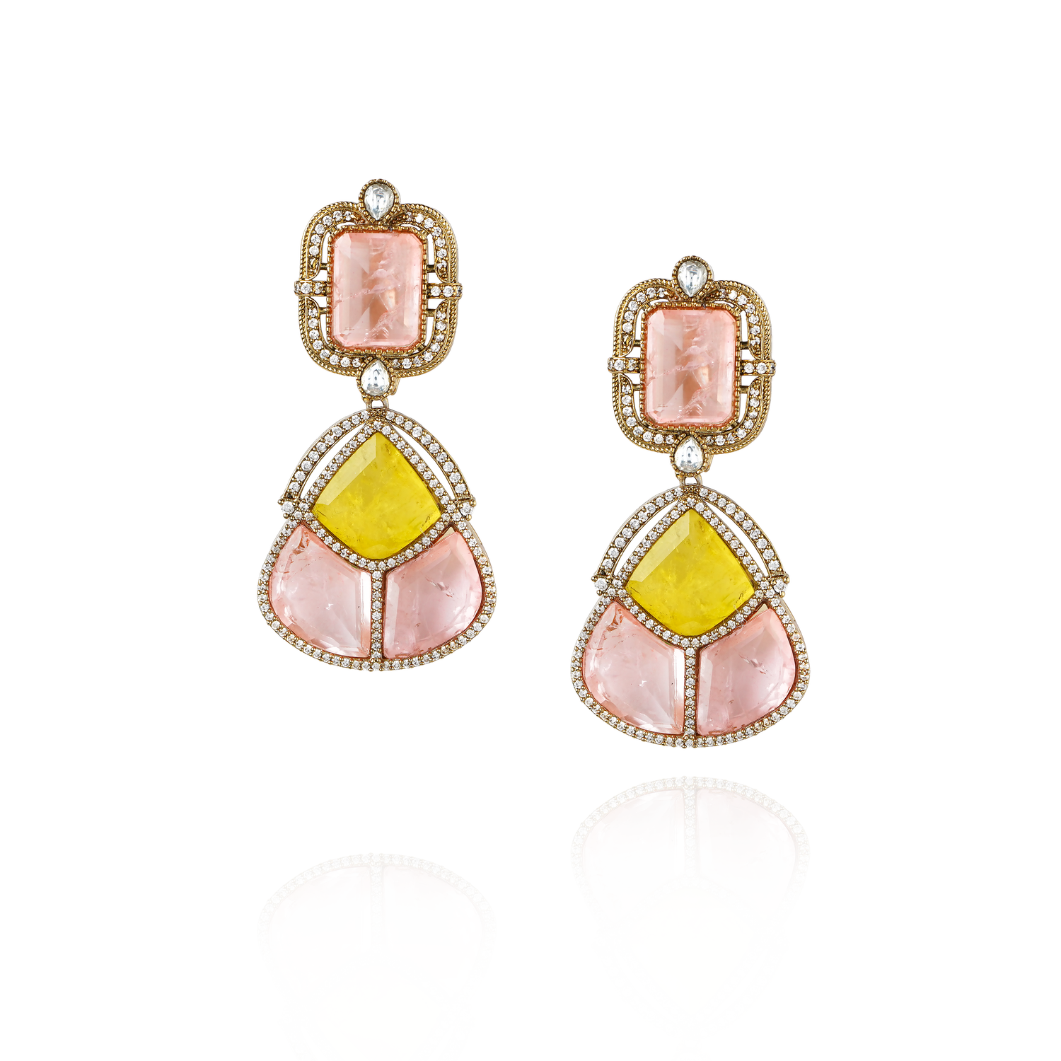 Anaya - Earrings Peach