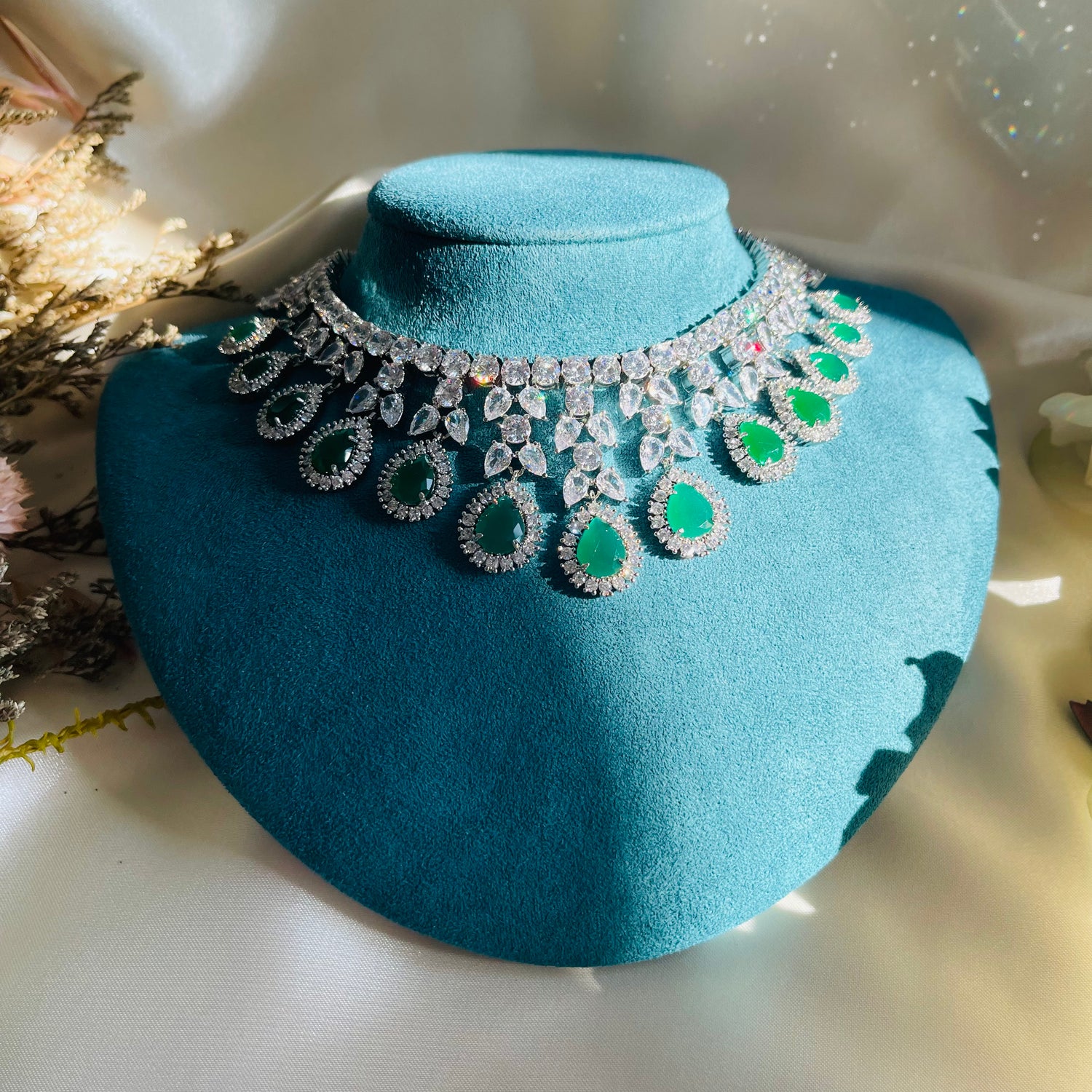 Madison - Necklace Set Green