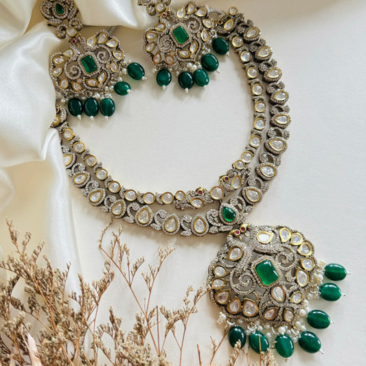 Hina - Necklace Set Green