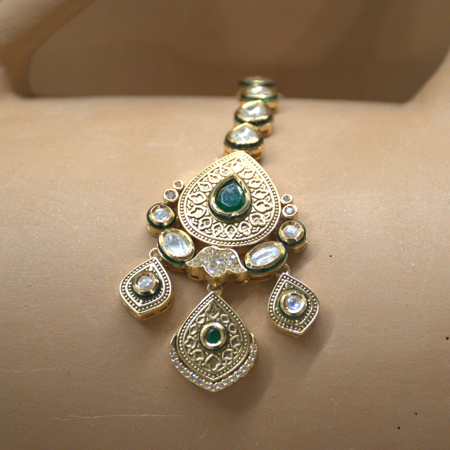 Sanvi - Necklace Set Green