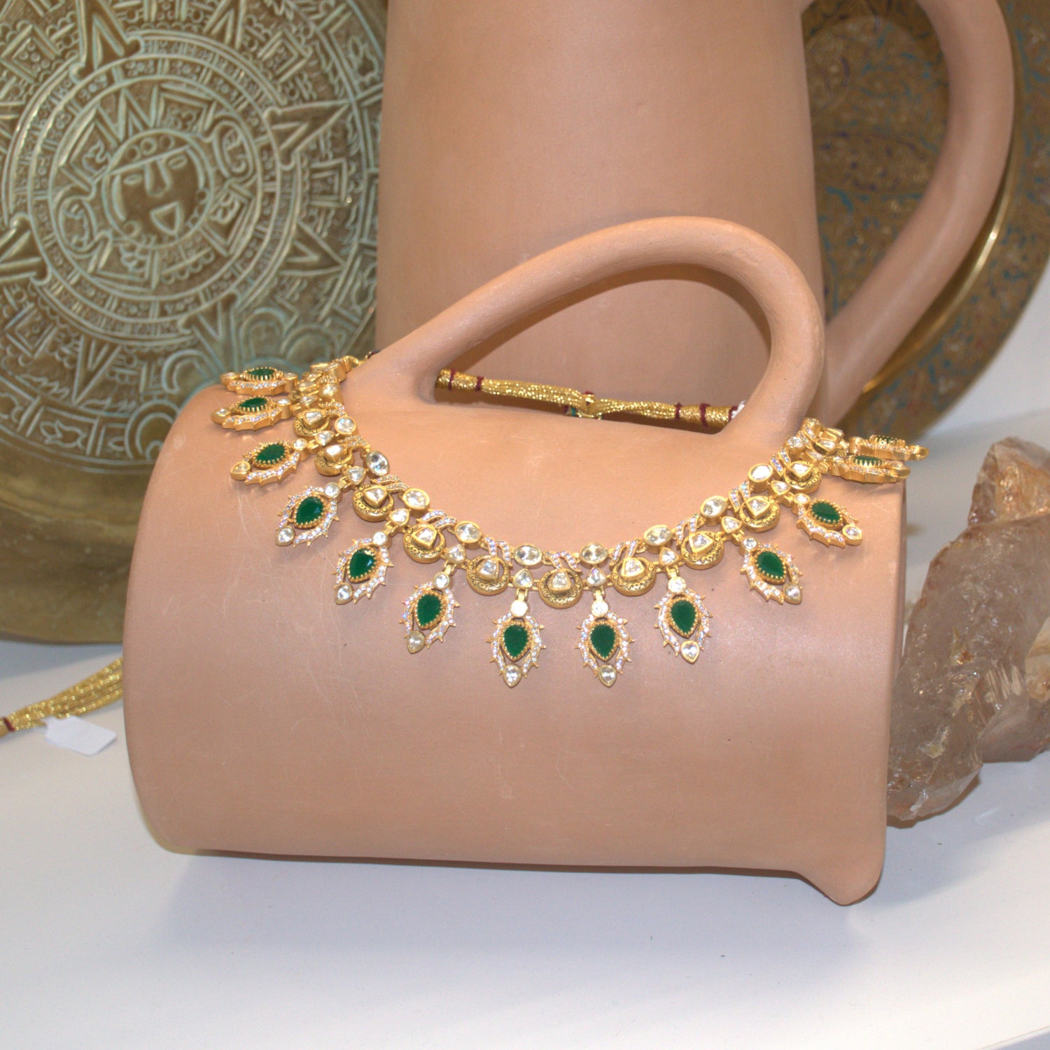 Kajol - Necklace Set Green