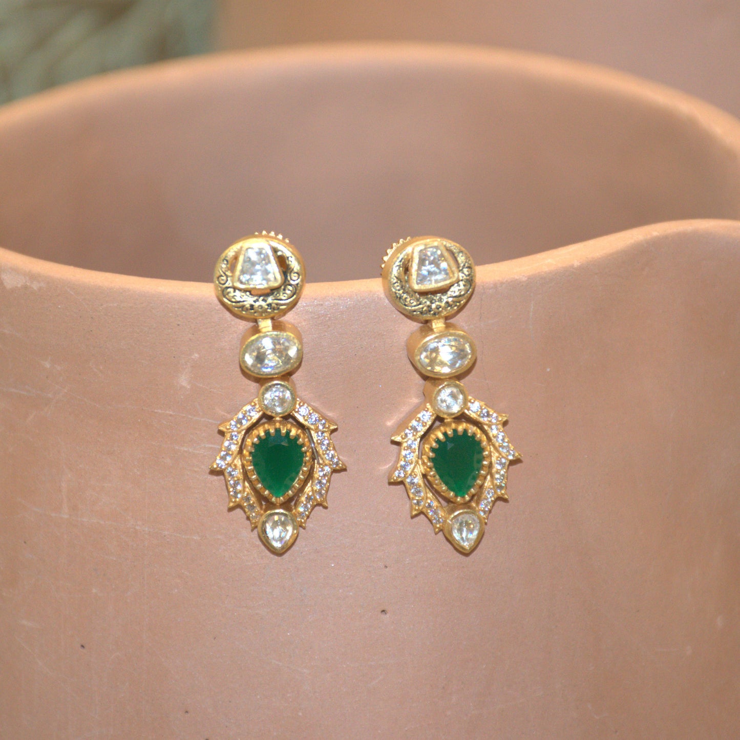 Kajol - Necklace Set Green