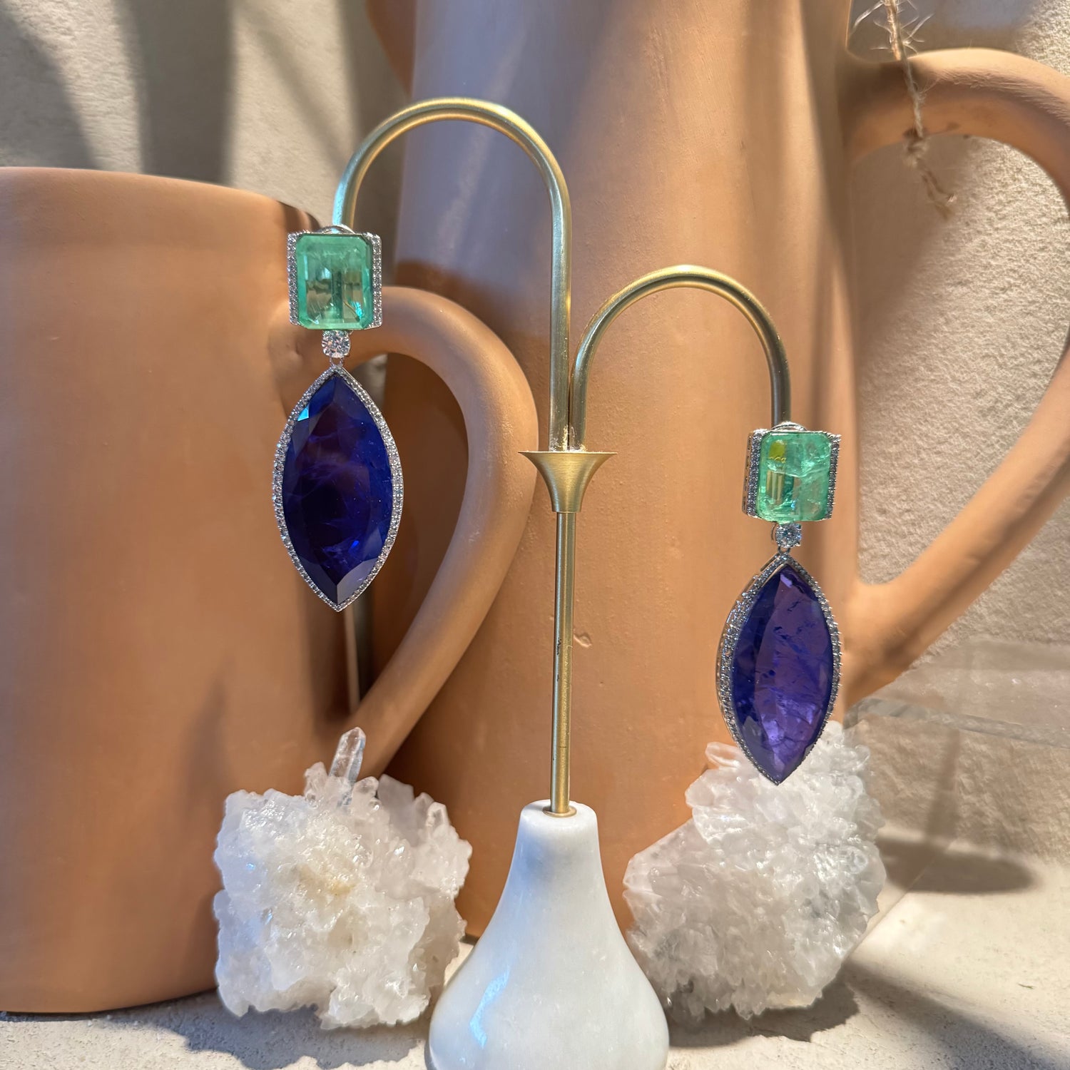 Silvi - Earrings Blue