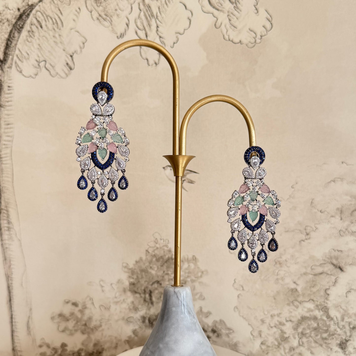 Yasmeen - Earrings Blue