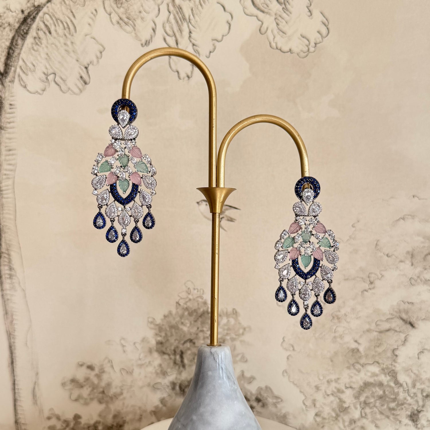 Yasmeen - Earrings Blue