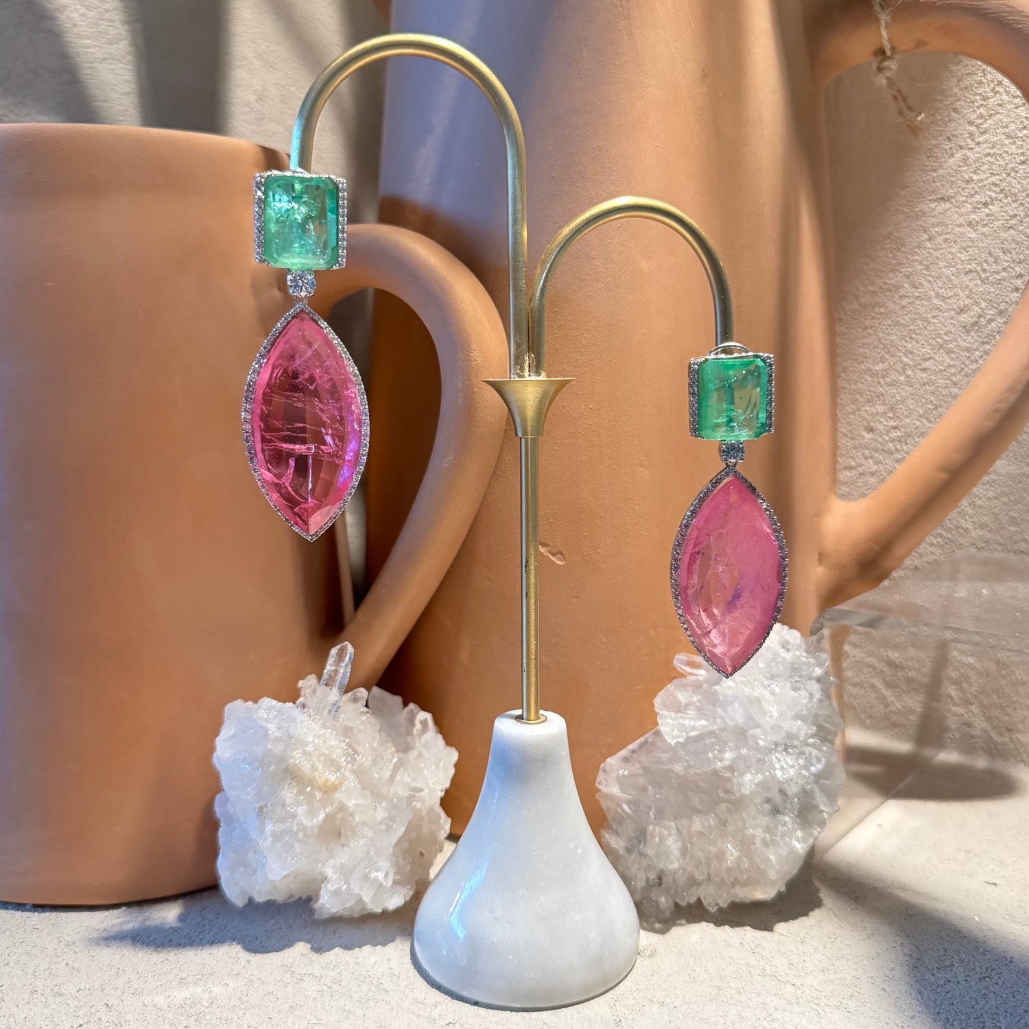 Silvi - Earrings Pink