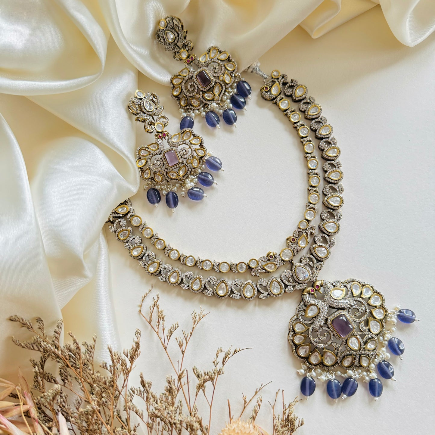 Hina - Necklace Set Purple