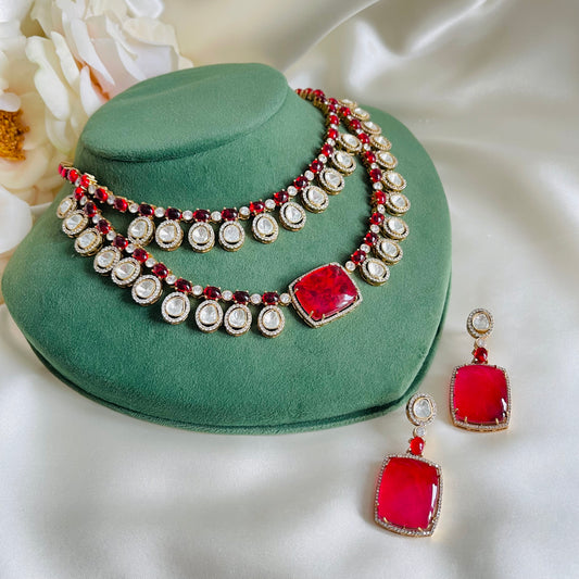 Ruby - Necklace Set