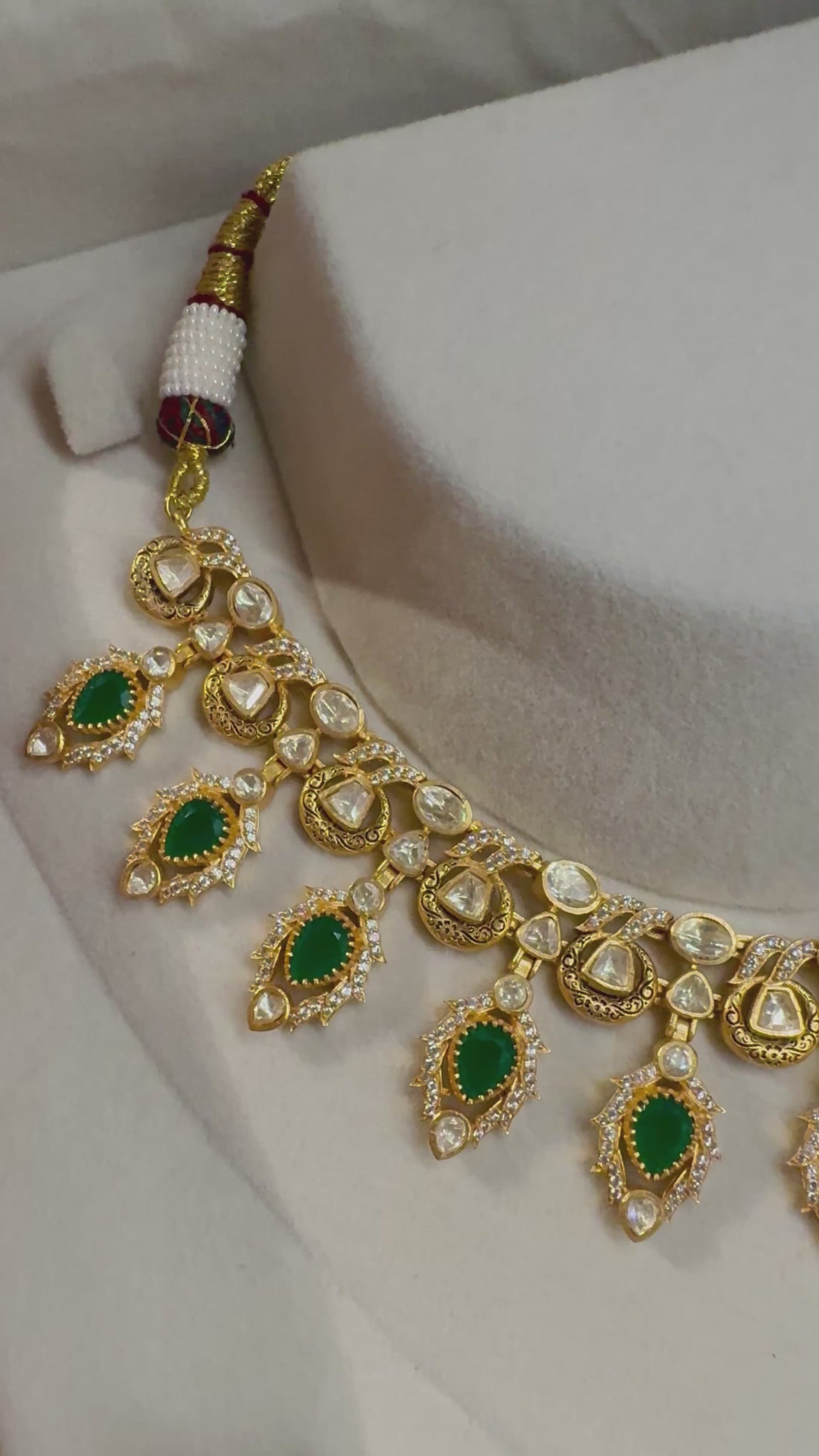 Kajol - Necklace Set Green