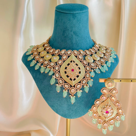 Bhumi - Necklace Set Mint