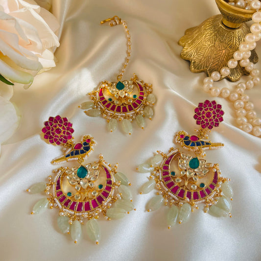 Morni - Earrings x Tikka Set